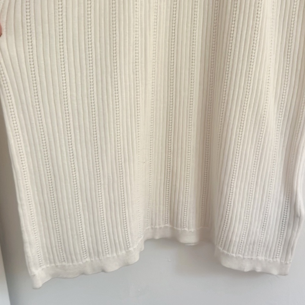 SOLD Varley Andrea Knit Maxi Dress White NWT - Picture 7 of 14